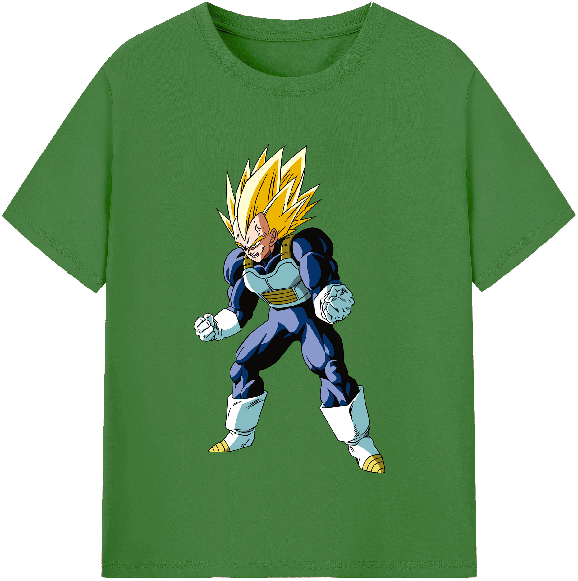 （画像用） ドラゴンボール ベジータ四世（Bejīta Yonsei）DRAGON BALL Vegeta IV レディースカジュアルプリントTシャツ（綿100％）
